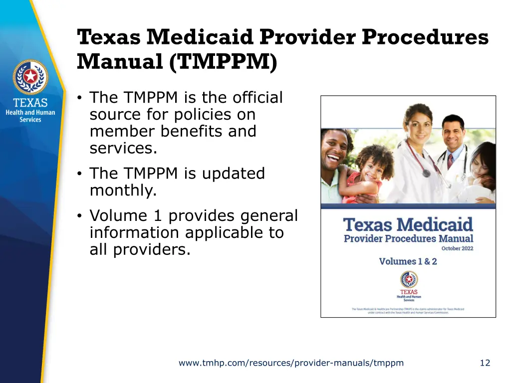 texas medicaid provider procedures manual tmppm