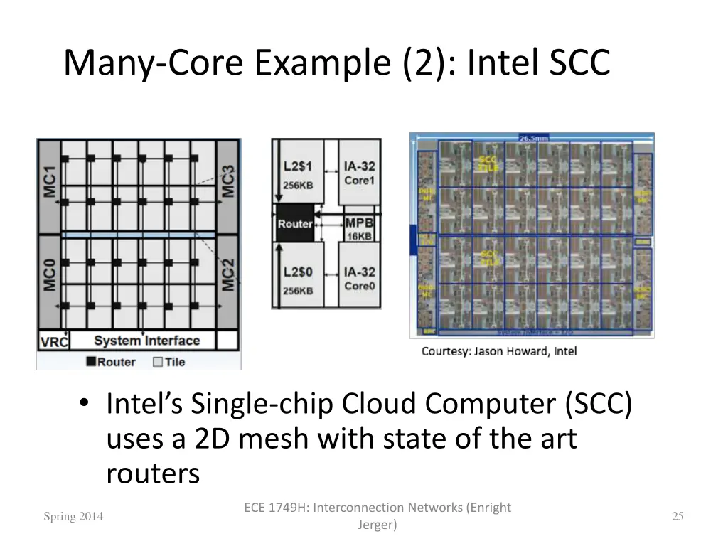 many core example 2 intel scc