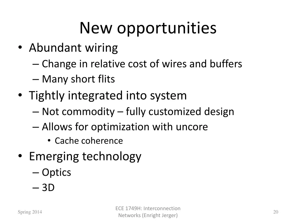new opportunities abundant wiring change