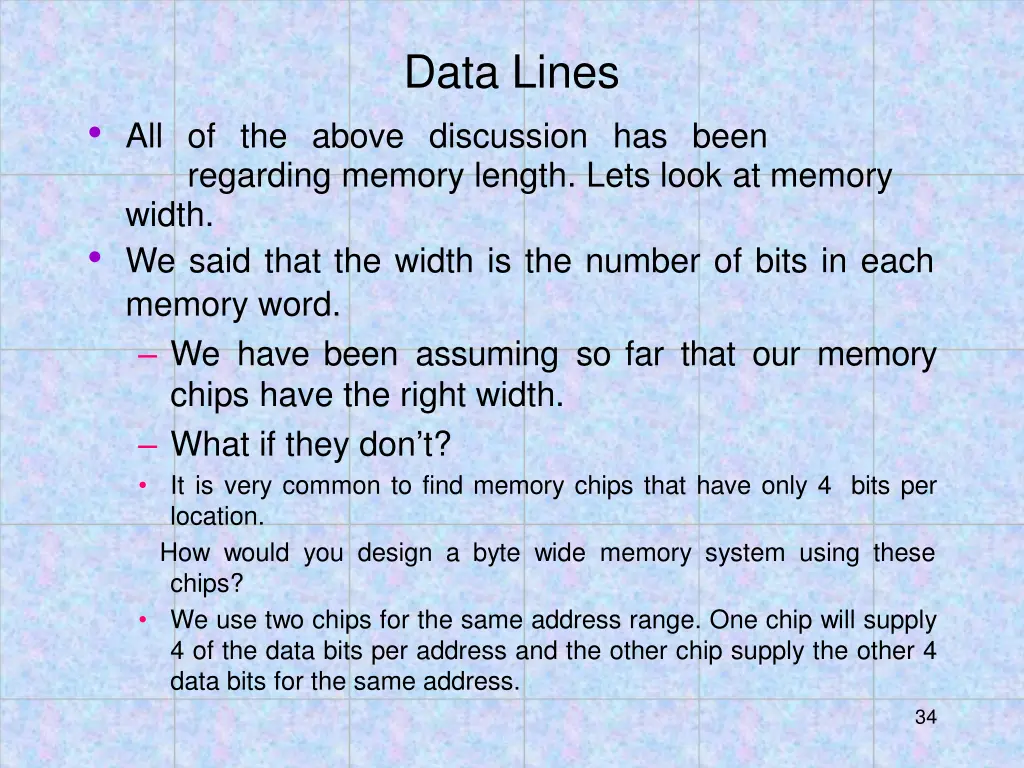 data lines