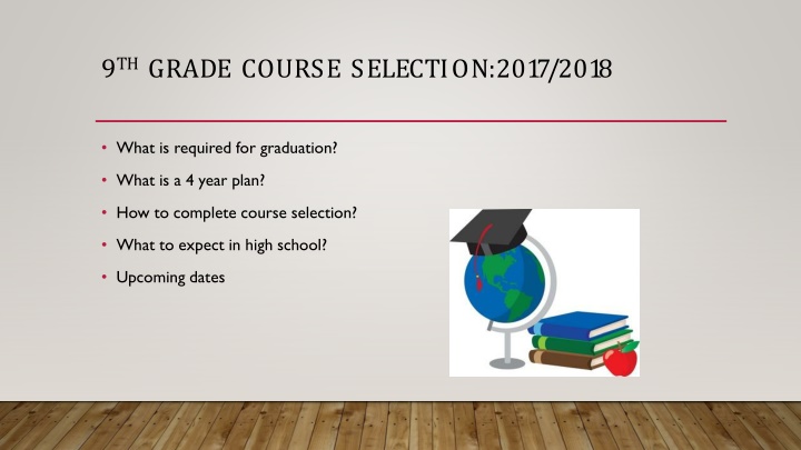 9 th grade course selection 2017 2018