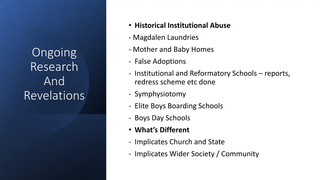 historical institutional abuse magdalen laundries