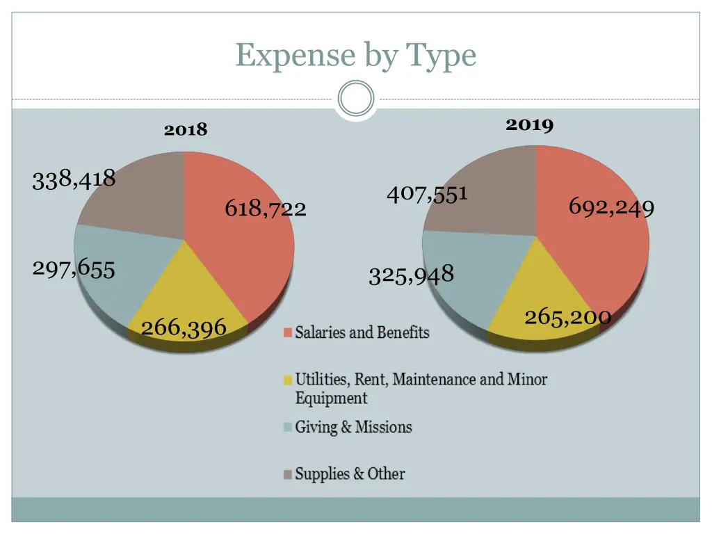 expense by type