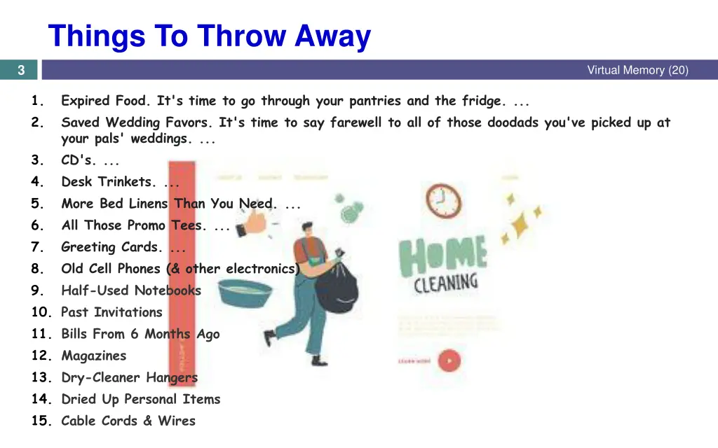 things to throw away