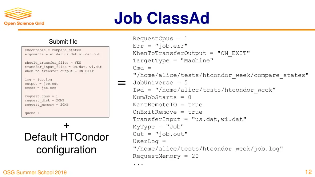 job classad