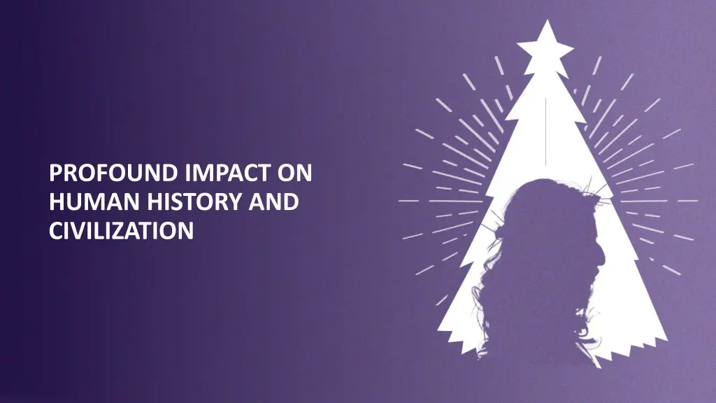 profound impact on human history and civilization