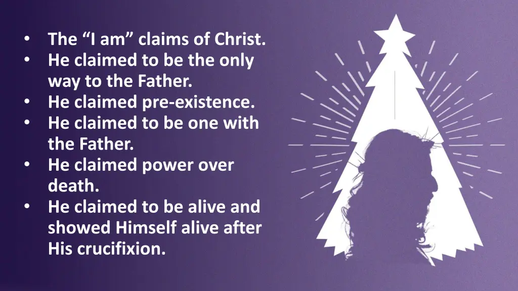 the i am claims of christ he claimed