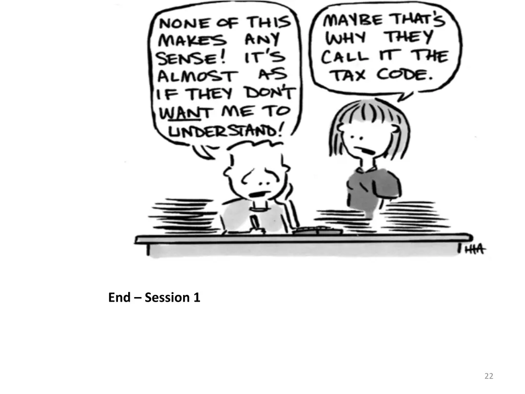 end session 1
