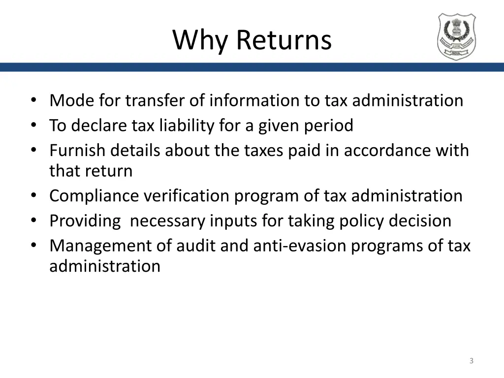 why returns