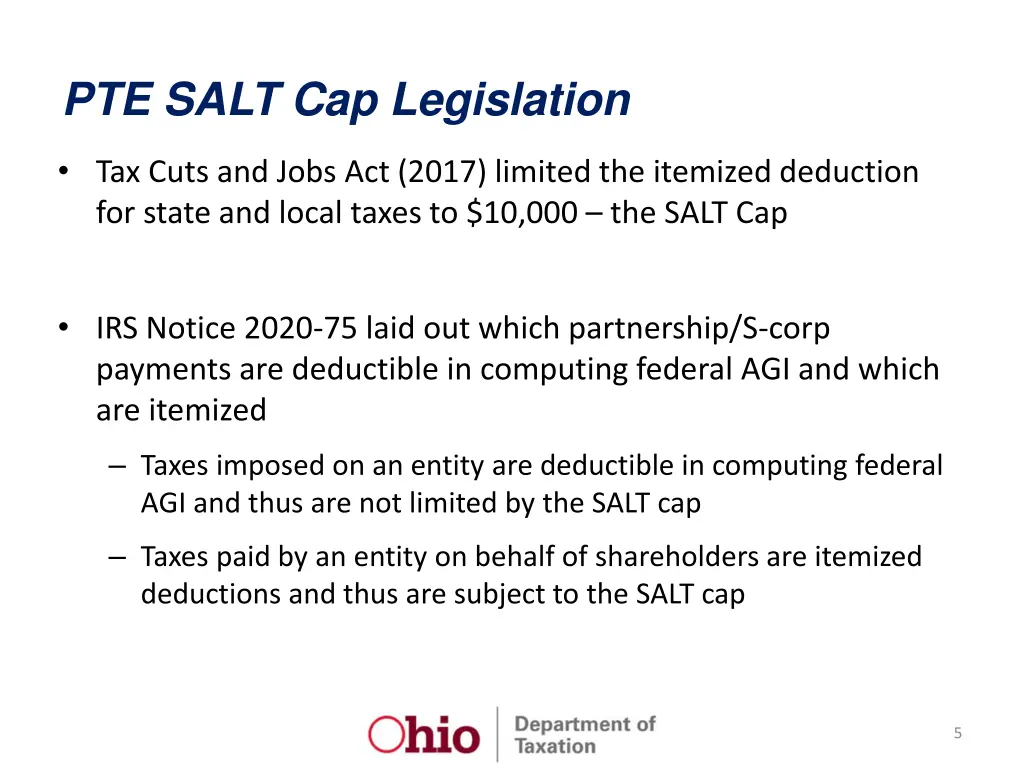pte salt cap legislation