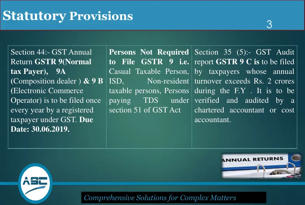 statutory provisions