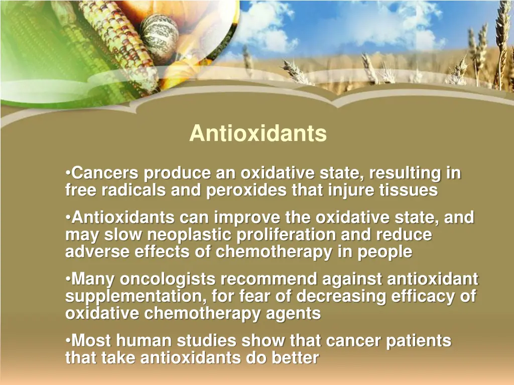 antioxidants
