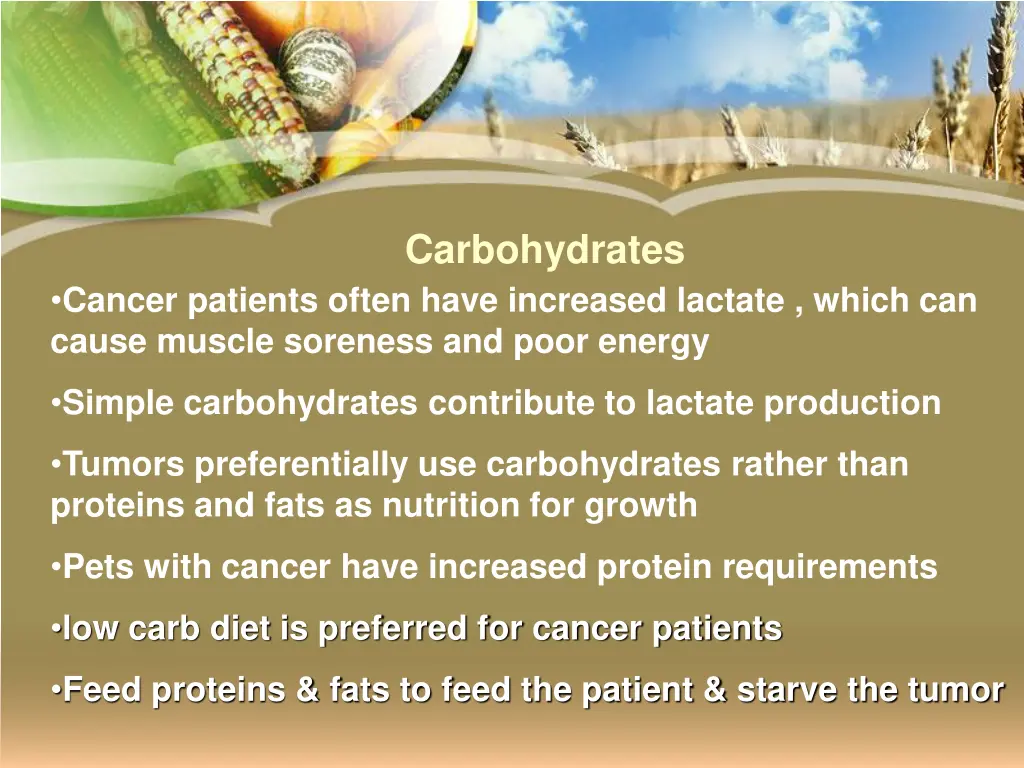 carbohydrates