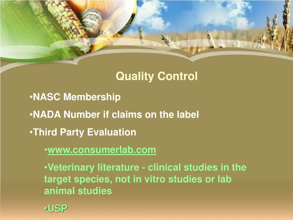 quality control 1