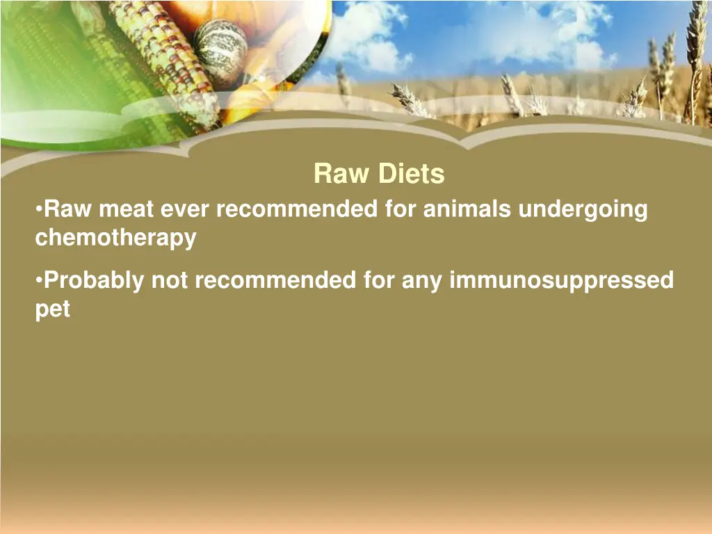 raw diets