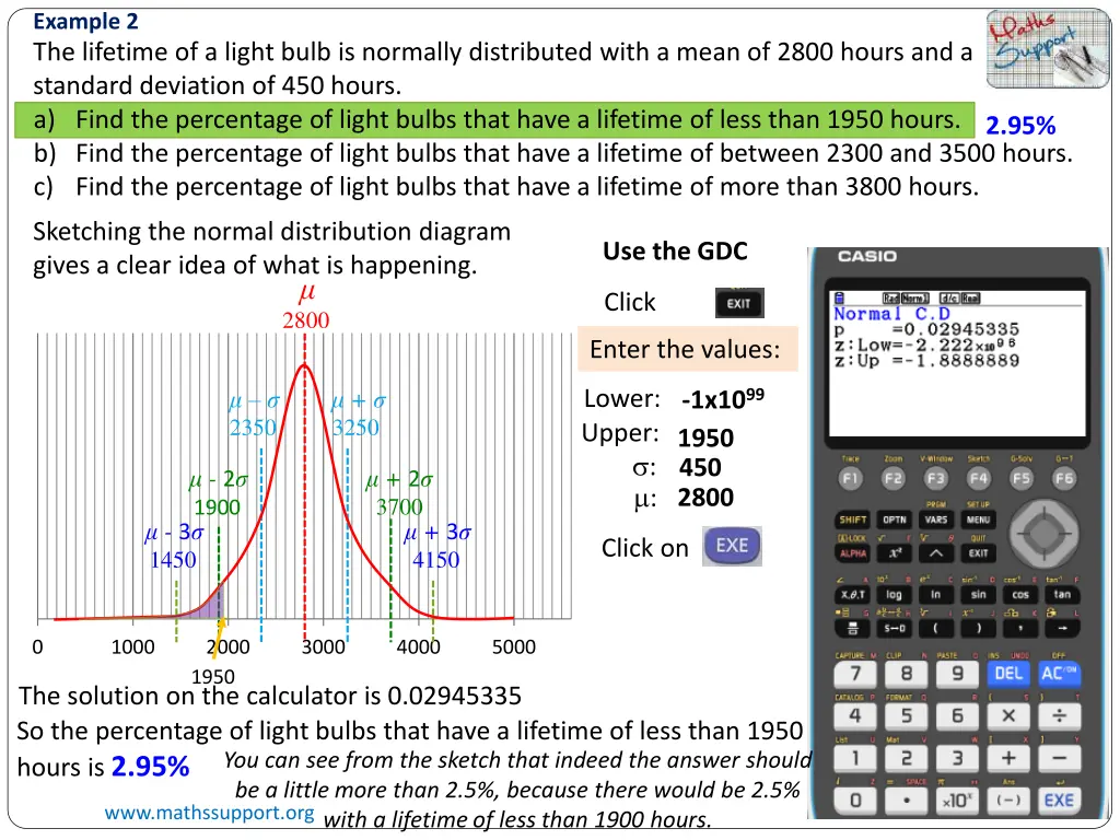 example 2 the lifetime of a light bulb 1