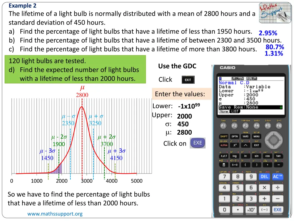 example 2 the lifetime of a light bulb 6