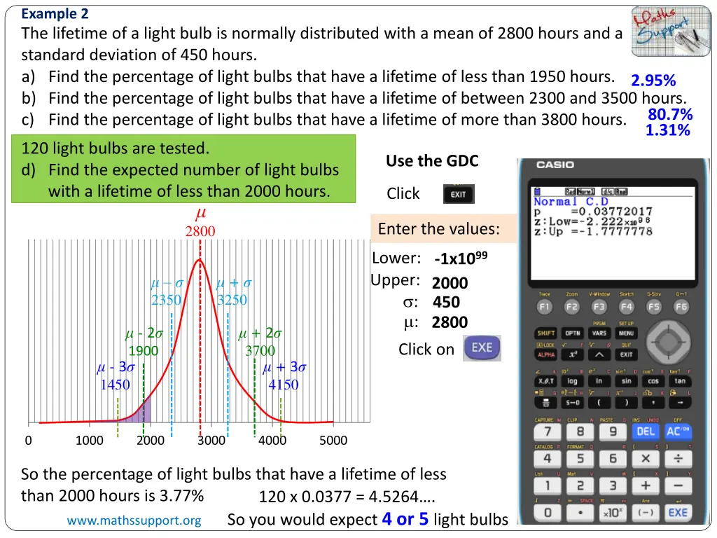 example 2 the lifetime of a light bulb 8