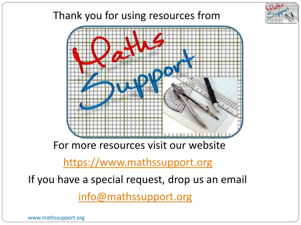 thank you for using resources from