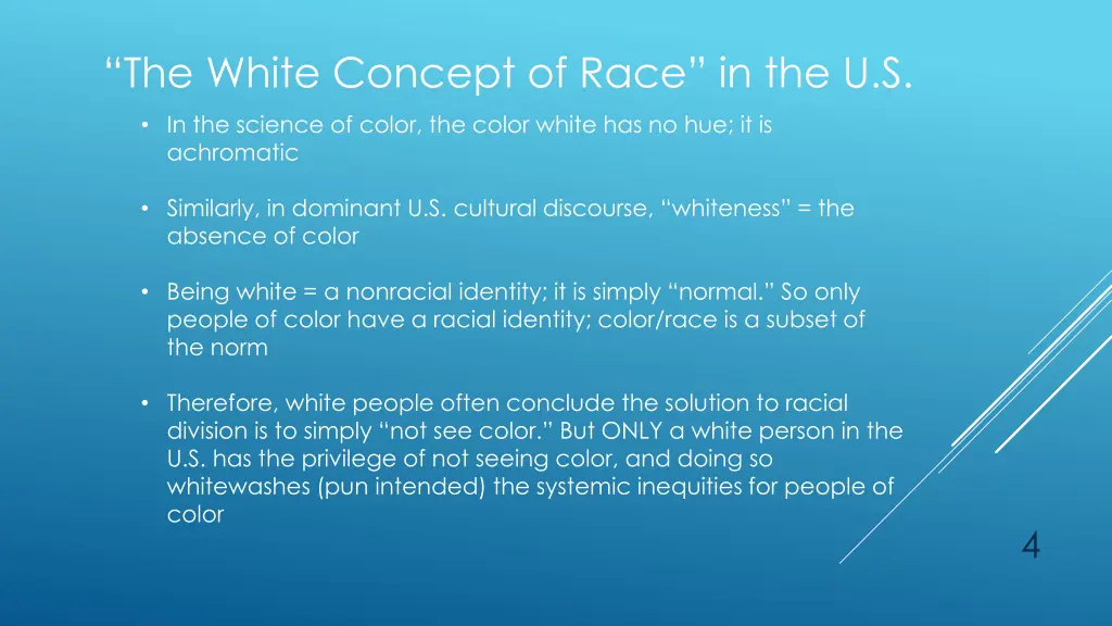 the white concept of race in the u s