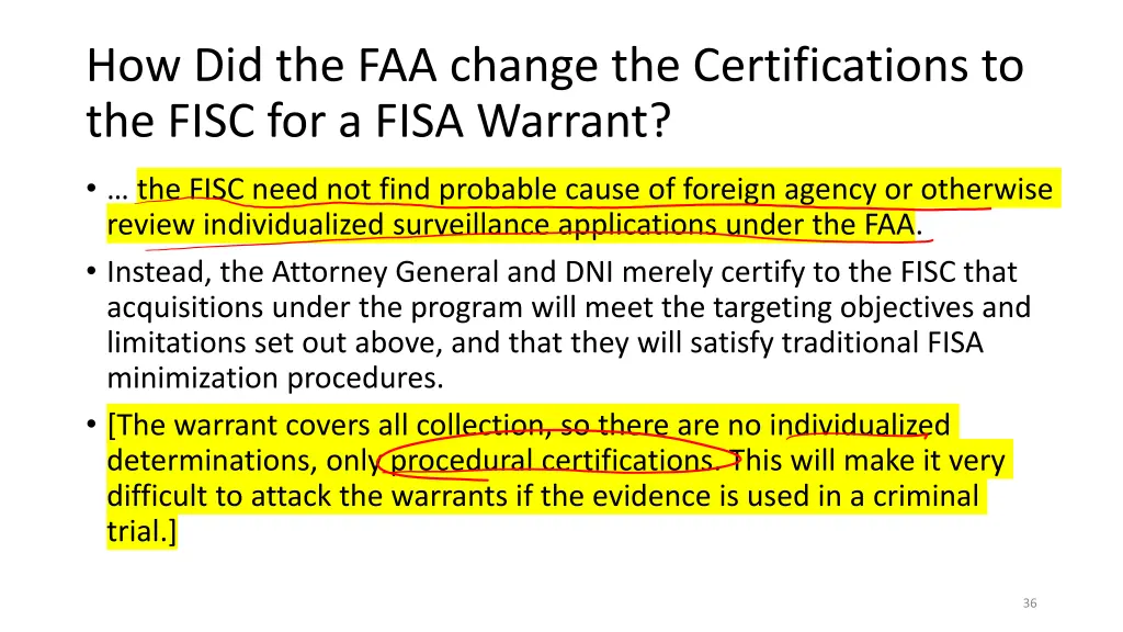 how did the faa change the certifications