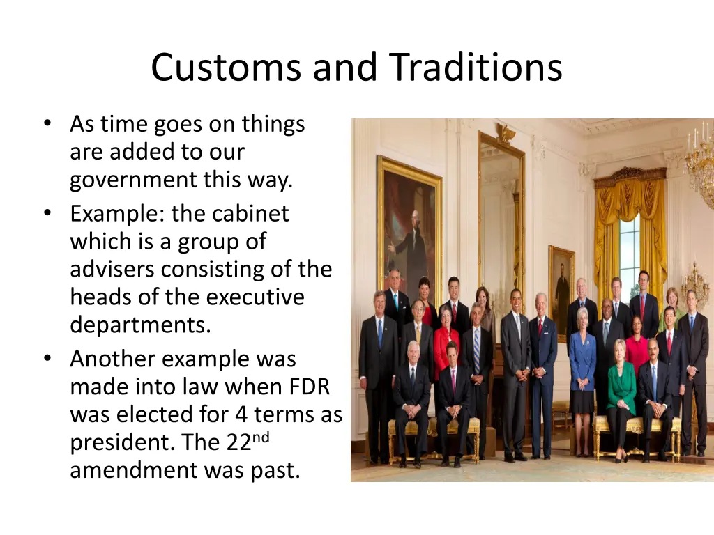 customs and traditions