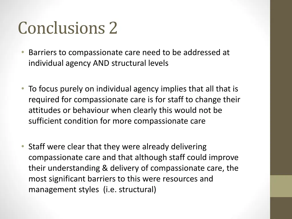 conclusions 2