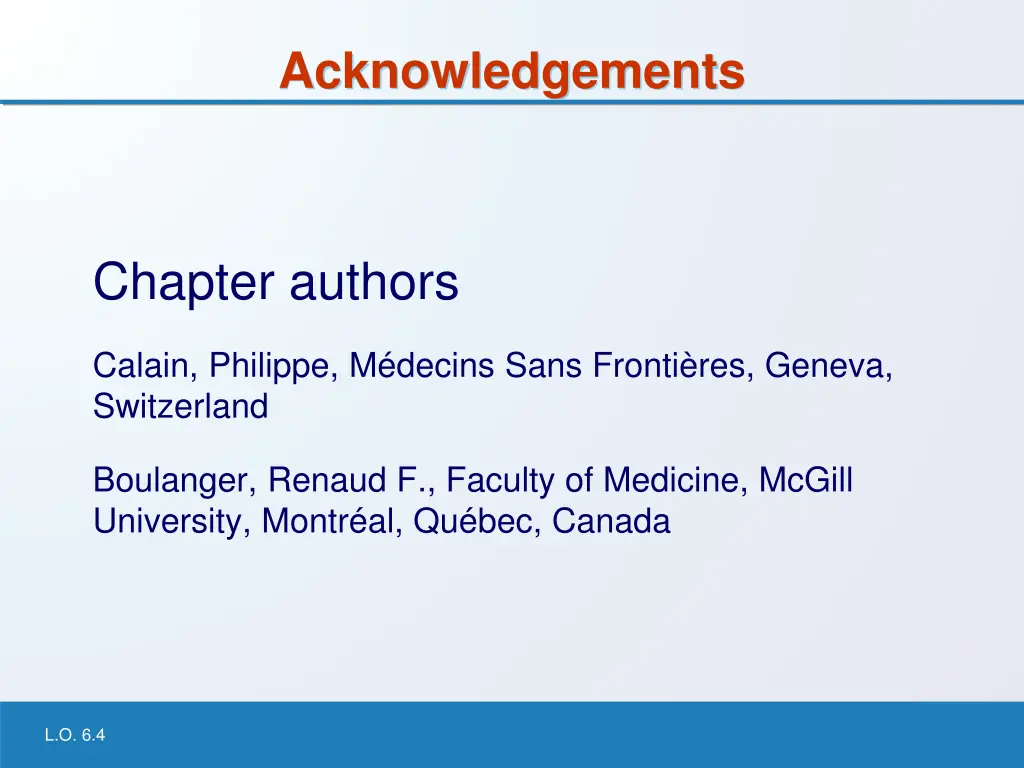 acknowledgements