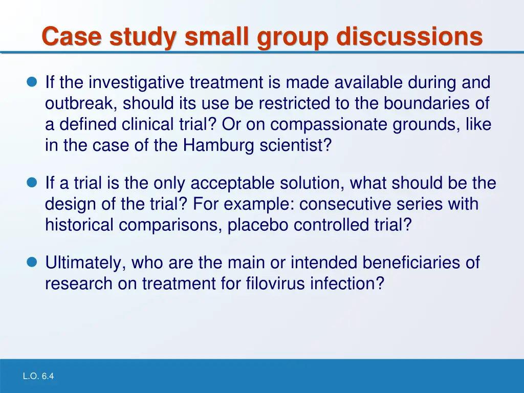 case study small group discussions 1