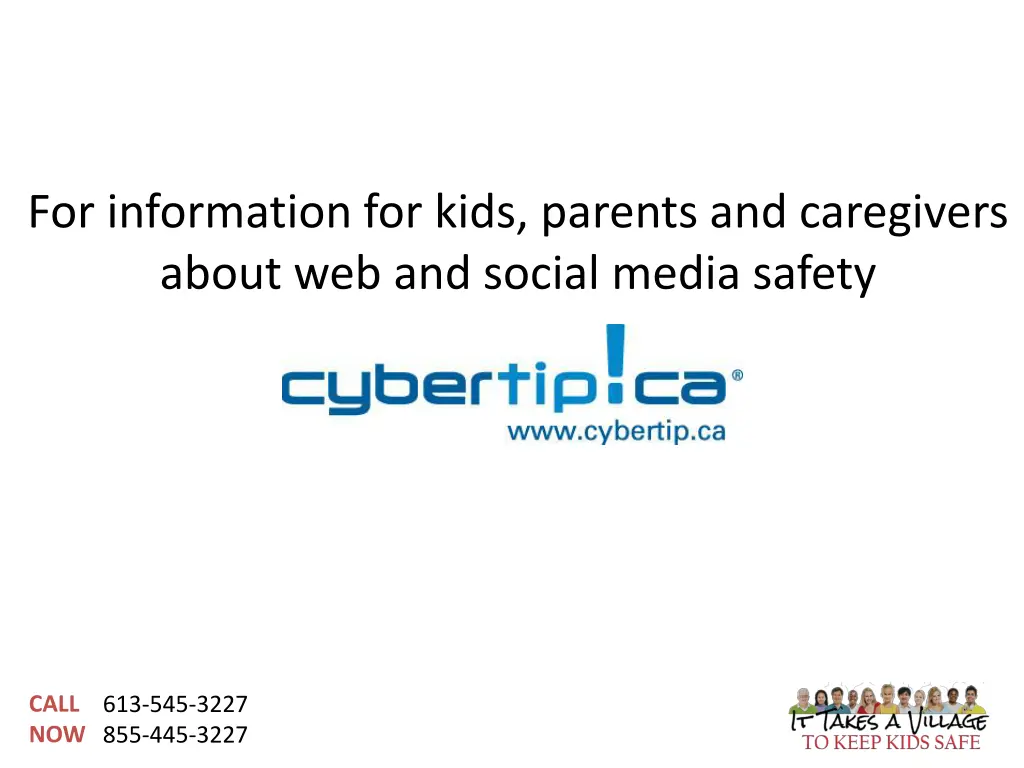 for information for kids parents and caregivers