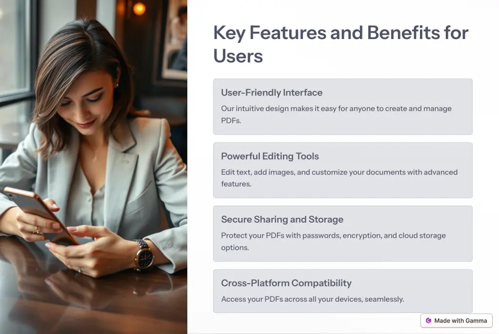 key features and benefits for users