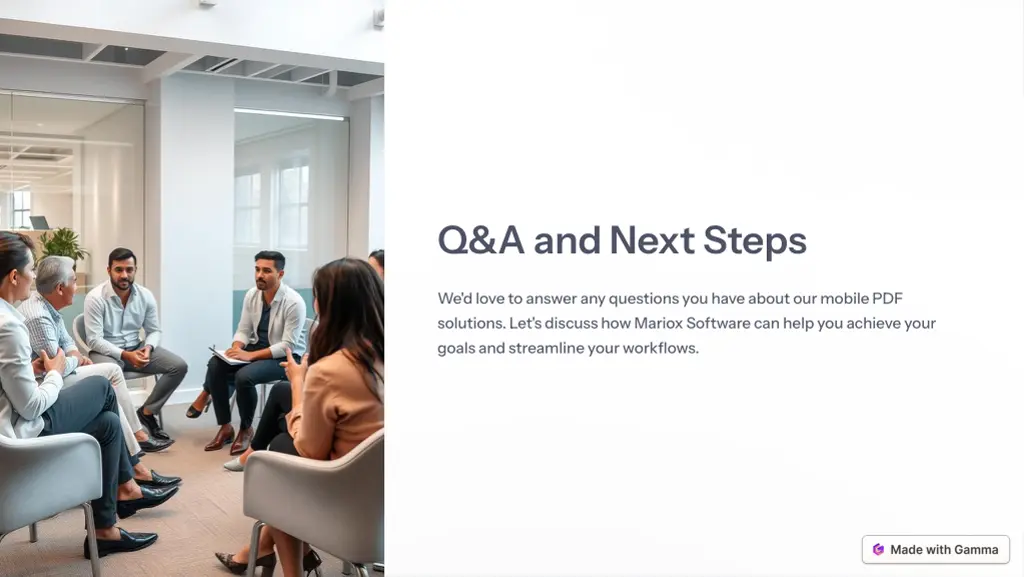 q a and next steps