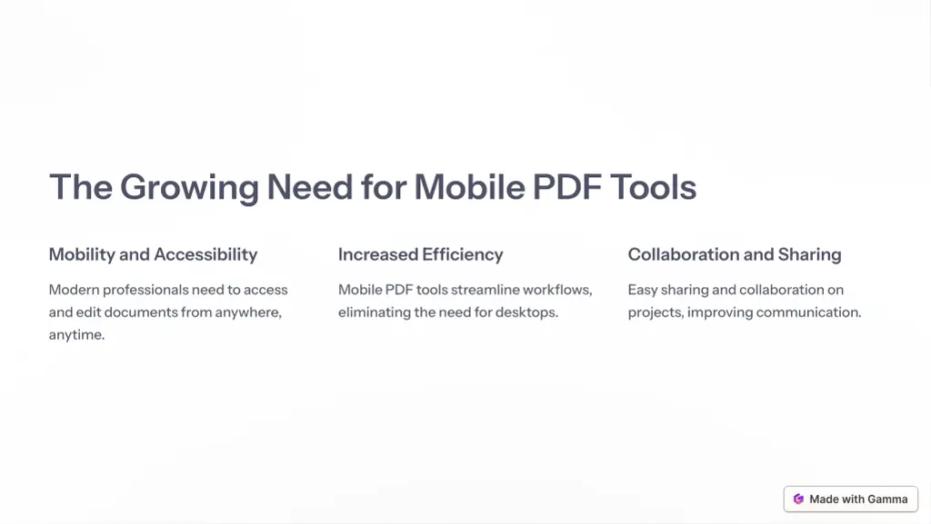 the growing need for mobile pdf tools