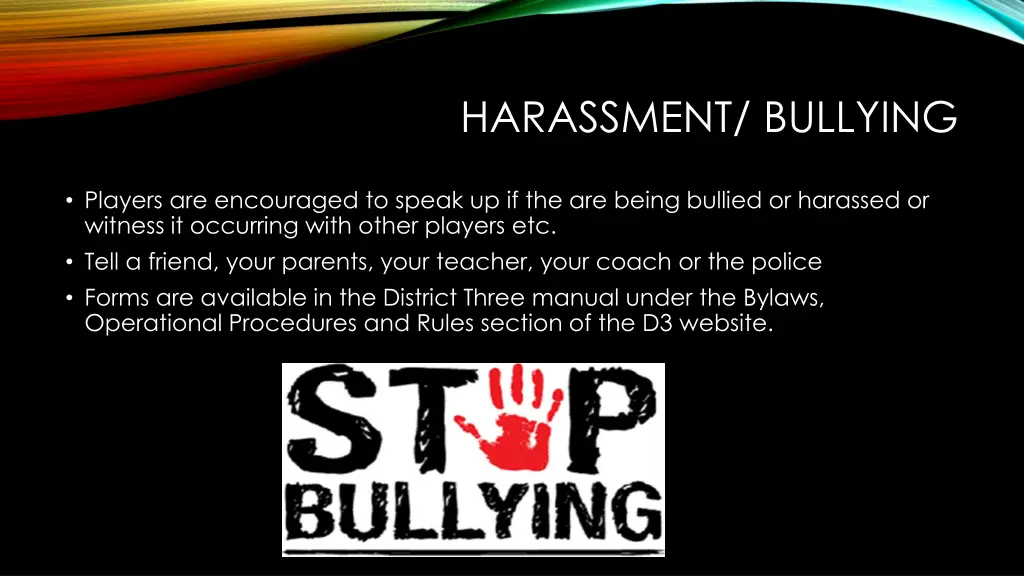 harassment bullying 1