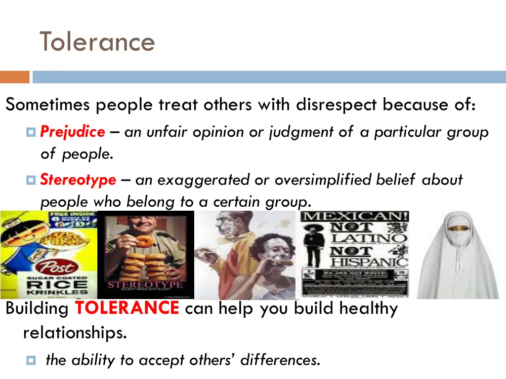 tolerance