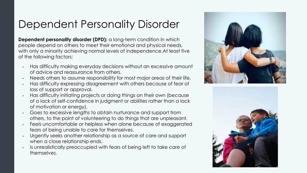 dependent personality disorder