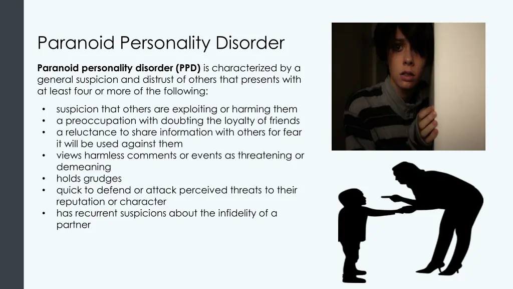 paranoid personality disorder
