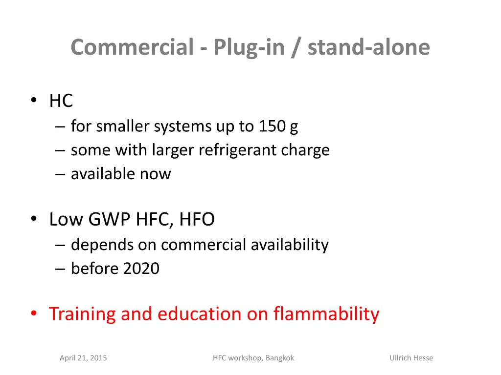 commercial plug in stand alone