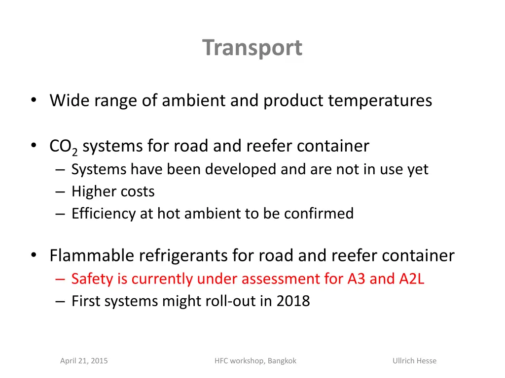 transport