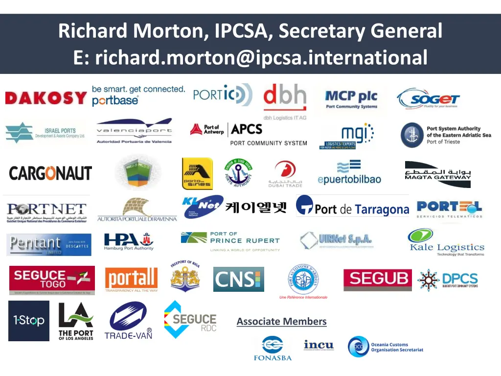 richard morton ipcsa secretary general e richard