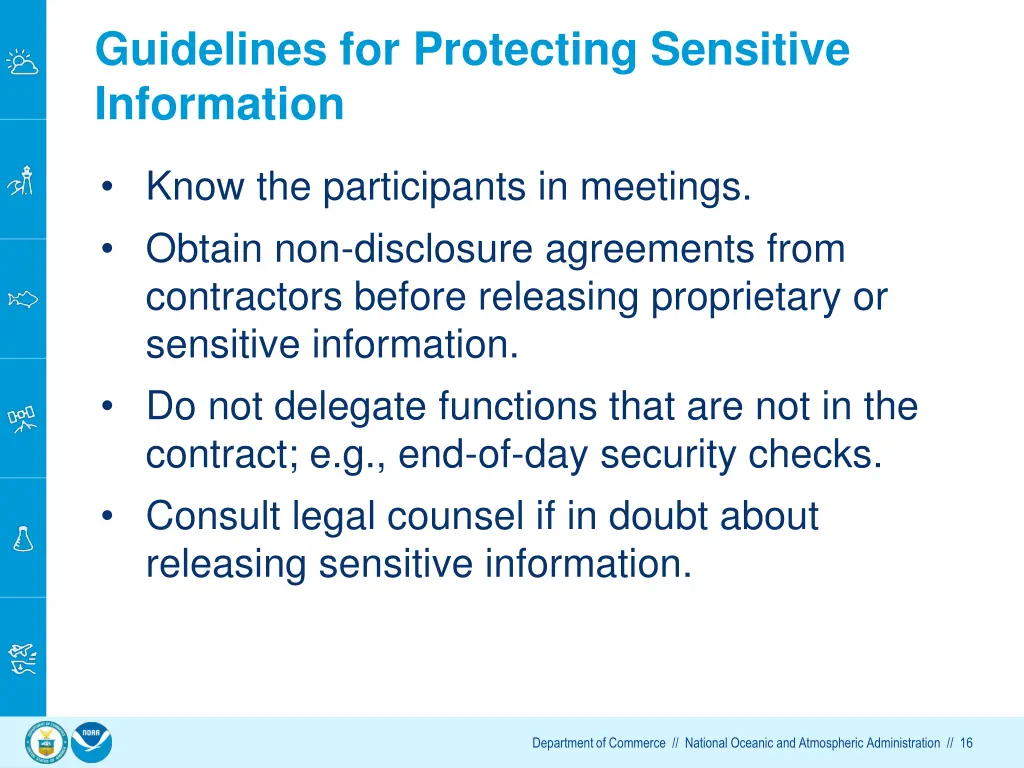 guidelines for protecting sensitive information