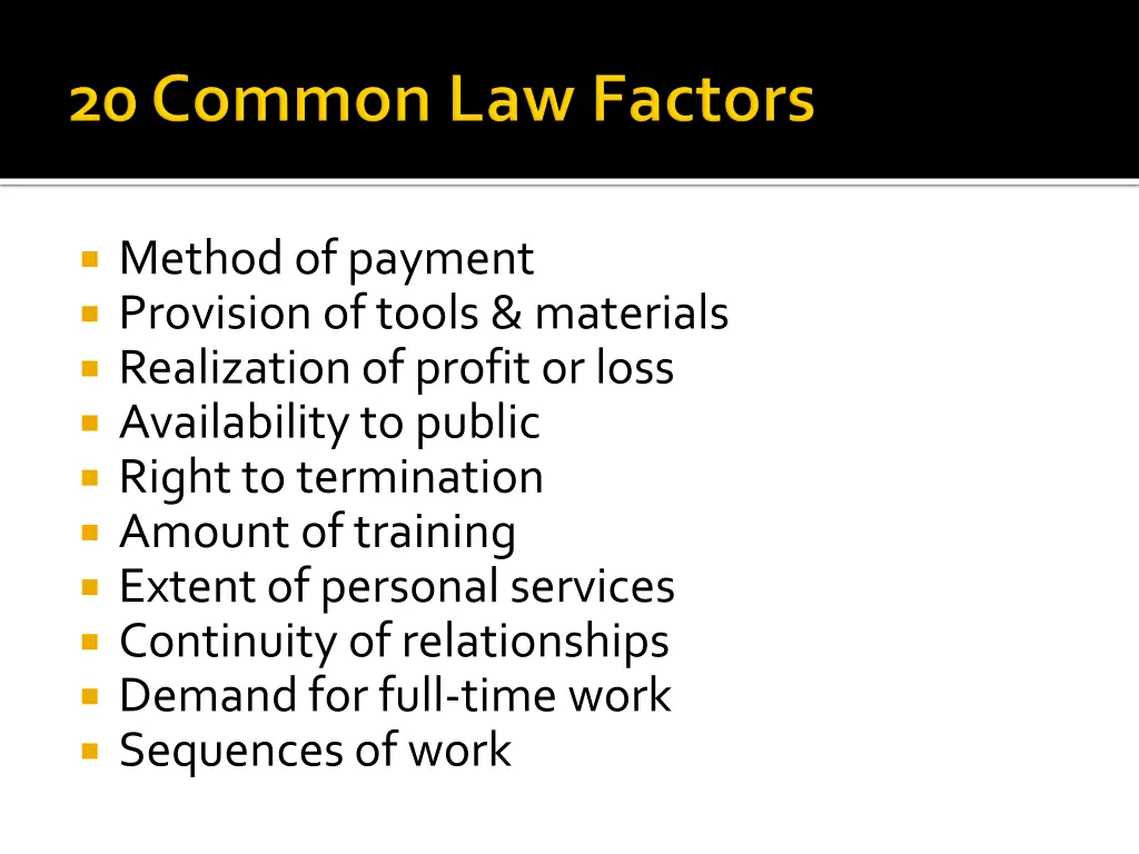 method of payment provision of tools materials