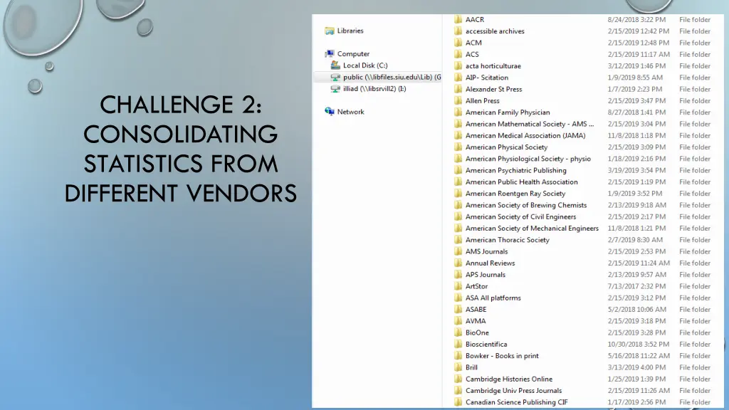 challenge 2 consolidating statistics from