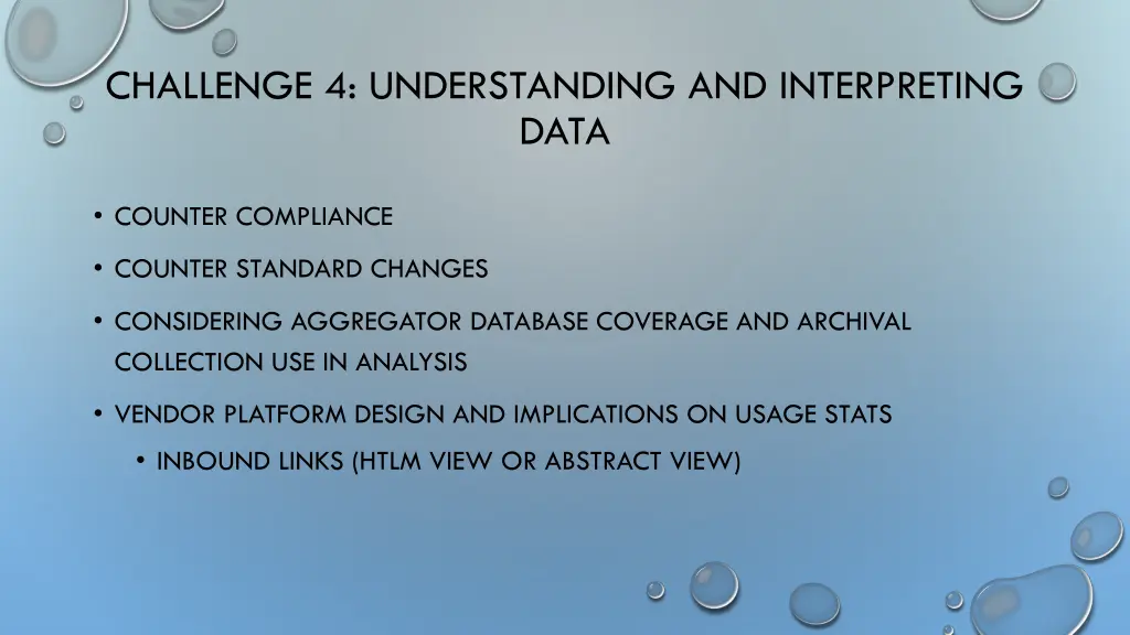 challenge 4 understanding and interpreting data