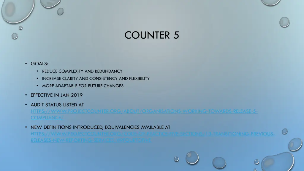 counter 5