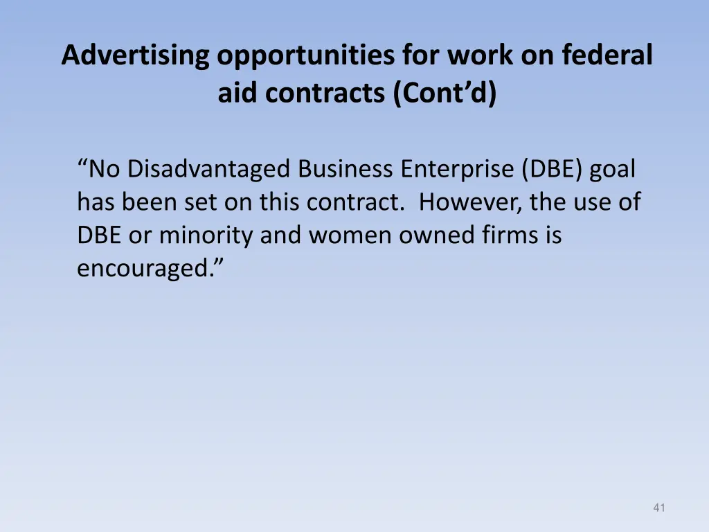 advertising opportunities for work on federal 2
