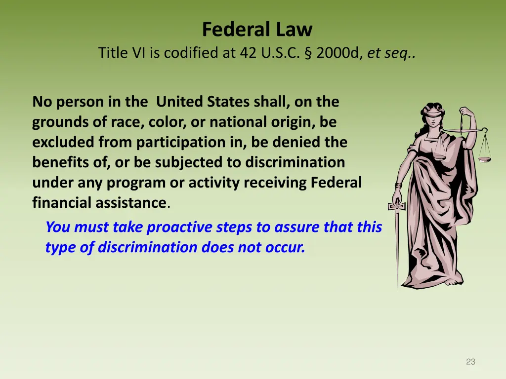 federal law