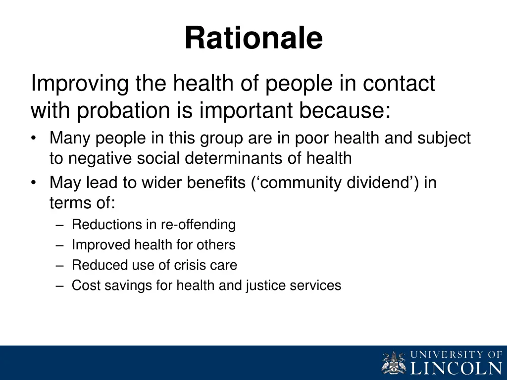 rationale