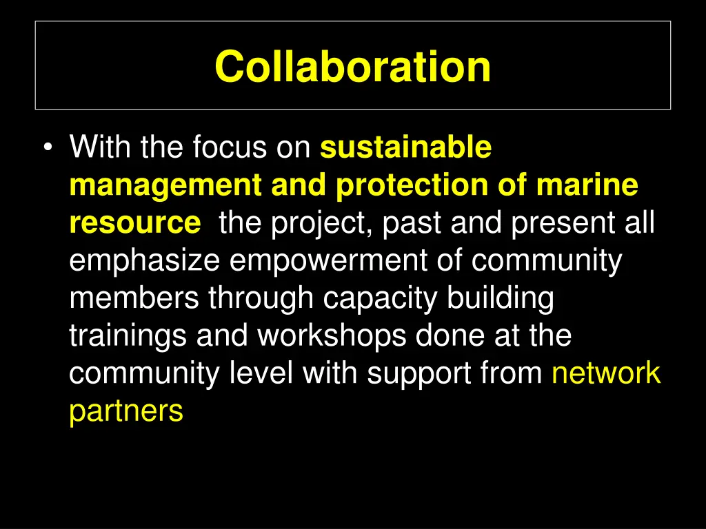 collaboration