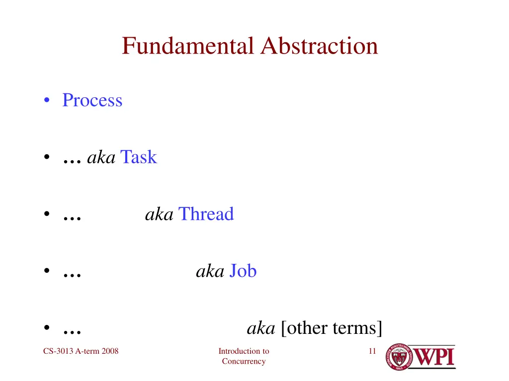fundamental abstraction